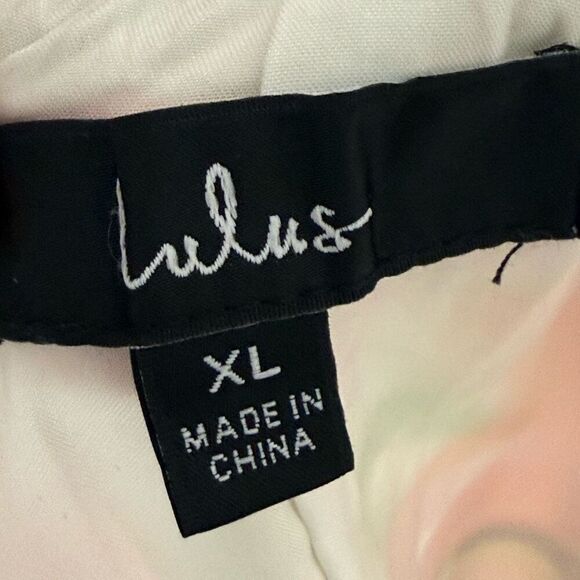 Lulus Bohemian Floral Print Pants Wide Leg Size XL - Picture 2 of 2